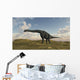 Large Brachiosaurus Barren Environment Wall Decal Design 1
