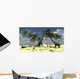 Two Brachiosaurus Dinosaurs Grazing Wall Decal Design 1