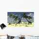Two Brachiosaurus Dinosaurs Grazing Wall Decal Design 1