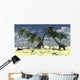 Two Brachiosaurus Dinosaurs Grazing Wall Decal Design 1