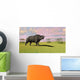 Brontotherium Grazing Prehistoric Grasslands Wall Decal Design 2