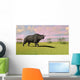 Brontotherium Grazing Prehistoric Grasslands Wall Decal Design 2
