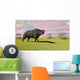 Brontotherium Grazing Prehistoric Grasslands Wall Decal Design 2