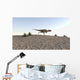 Ceratosaurus Running across Sandy Wall Decal