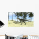 Monolophosaurus Walking Tropical Environment Wall Decal Design 2
