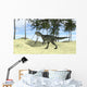 Monolophosaurus Walking Tropical Environment Wall Decal Design 2