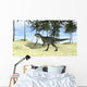 Monolophosaurus Walking Tropical Environment Wall Decal Design 2