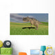 Ceratosaurus Hunting Prehistoric Grasslands Wall Decal Design 5