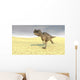 Ceratosaurus Running across Barren Wall Decal Design 7