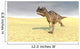Ceratosaurus Running across Barren Wall Decal Design 7