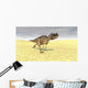 Ceratosaurus Running across Barren Wall Decal Design 6