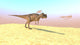 Ceratosaurus Hunting Barren Desert Wall Decal Design 5