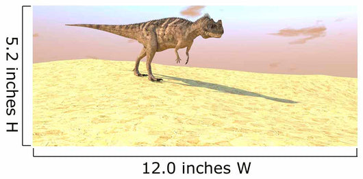 Ceratosaurus Hunting Barren Desert Wall Decal Design 5