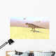 Ceratosaurus Hunting Barren Desert Wall Decal Design 4
