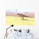 Ceratosaurus Hunting Barren Desert Wall Decal Design 4