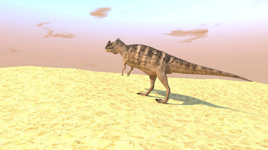 Ceratosaurus Hunting Barren Desert Wall Decal Design 4