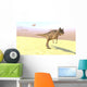 Ceratosaurus Hunting Barren Desert Wall Decal Design 3