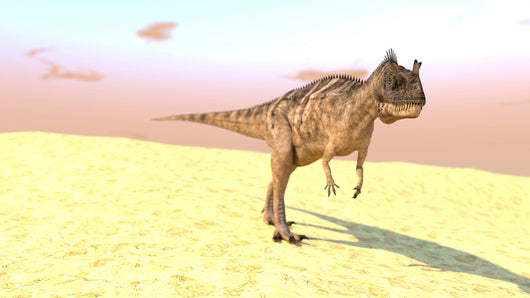 Ceratosaurus Hunting Barren Desert Wall Decal Design 3