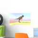 Ceratosaurus Hunting Barren Desert Wall Decal Design 2