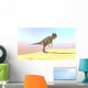 Ceratosaurus Hunting Barren Desert Wall Decal Design 2