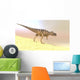 Ceratosaurus Hunting Barren Desert Wall Decal Design 1