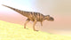 Ceratosaurus Hunting Barren Desert Wall Decal Design 1