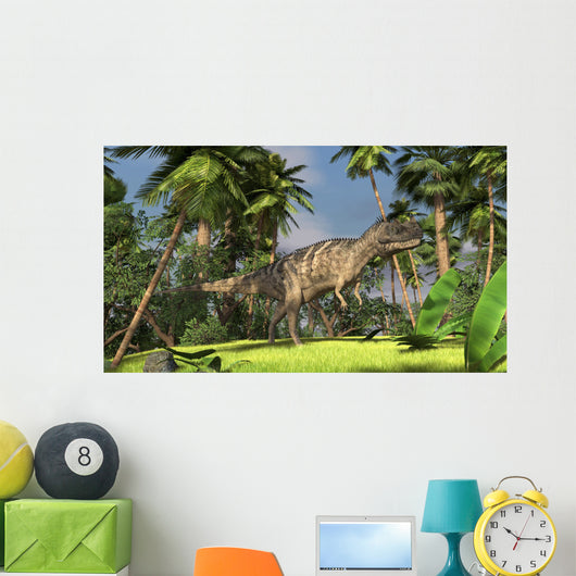 Ceratosaurus Hunting Forest Wall Decal