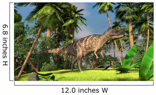 Ceratosaurus Hunting Forest Wall Decal