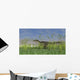 Monolophosaurus Walking through Tall Wall Decal