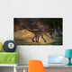 Pair Utahraptors Hunting for Wall Decal