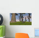 Coelophysis Running through Grassy Wall Decal Design 2