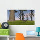 Coelophysis Running through Grassy Wall Decal Design 2