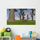 Coelophysis Running through Grassy Wall Decal Design 2