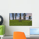 Coelophysis Running through Grassy Wall Decal Design 1