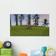 Coelophysis Running through Grassy Wall Decal Design 1