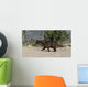 Brown Einiosaurus Desert Environment Wall Decal