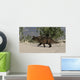 Brown Einiosaurus Desert Environment Wall Decal