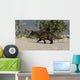Brown Einiosaurus Desert Environment Wall Decal