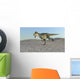 Monolophosaurus Running across Barren Wall Decal