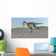 Monolophosaurus Running across Barren Wall Decal