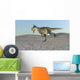 Monolophosaurus Running across Barren Wall Decal