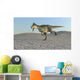 Monolophosaurus Running across Barren Wall Decal