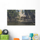 Utahraptor Roaming Prehistoric Wetlands Wall Decal