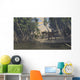 Utahraptor Roaming Prehistoric Wetlands Wall Decal