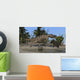 Ceratosaurus Hunting down Triceratops Wall Decal