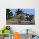 Ceratosaurus Hunting down Triceratops Wall Decal