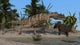 Ceratosaurus Hunting down Triceratops Wall Decal