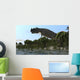 Ceratosaurus Hunting Prehistoric Wetlands Wall Decal Design 2