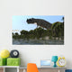 Ceratosaurus Hunting Prehistoric Wetlands Wall Decal Design 2