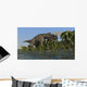 Ceratosaurus Hunting Prehistoric Wetlands Wall Decal Design 1